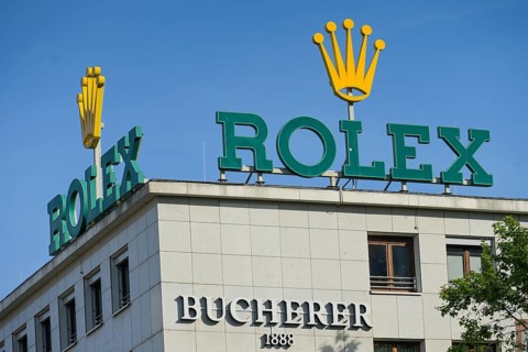 Advertising Rolex watches, Rossmarkt