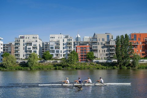 New buildings, townhouses