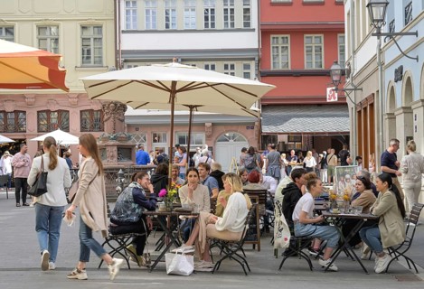 Hoppenworth & Ploch Street Cafe, Huehnermarkt