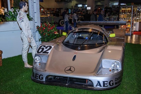 Historic classic racing car Sauber-Mercedes C 9 V8 of racing driver Jochen Mass, 24 Hours of Le Mans overall victory 1989