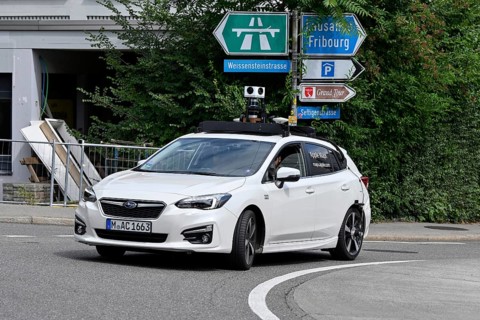 Company car Apple Maps, Bern