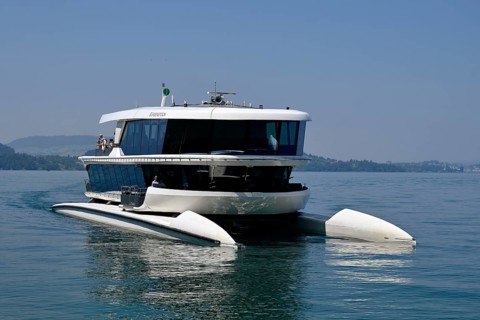 Catamaran Ferry Buergenstock, Lucerne