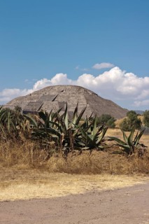 Pyramid of the Sun. Teotihuacan. Mexico. View from the Pyramid of the Moon