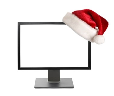 Cristmas online shopping concept