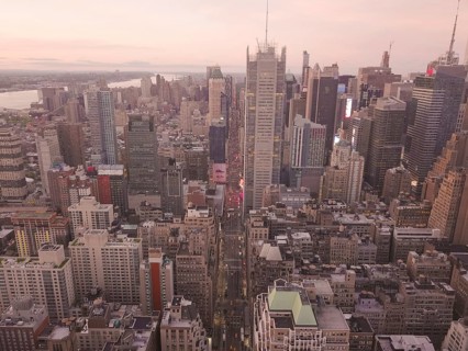 Aerial View in the heart of Manhattan