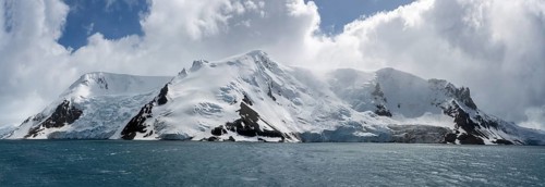South Shetland Island Glacier Landscape Panorama Antarctica