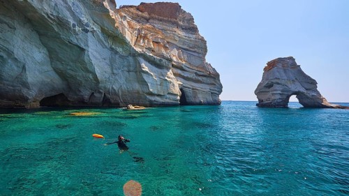 Divers in the water