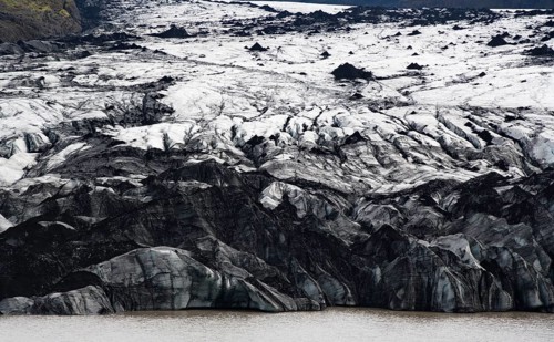 Southern end of the glacier Myrdalsjoekull near Skogar