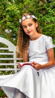 First Holy Communion of Little Girl