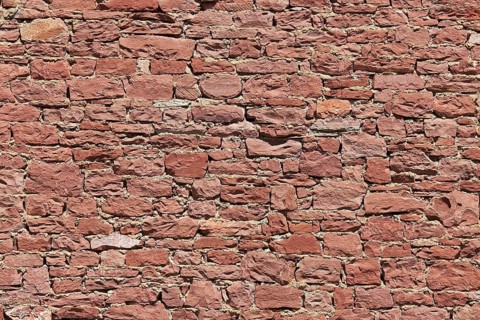 Historical wall in Tauberbischofsheim as background