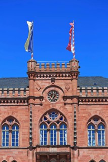 Old historic town hall in Tauberbischofsheim