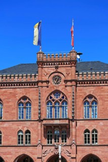 Old historic town hall in Tauberbischofsheim