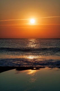Sunset at the sea