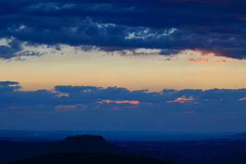 Lilienstein from the Papststein