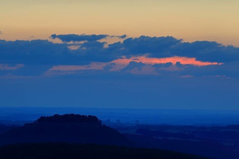 Lilienstein from the Papststein