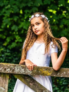 First Holy Communion of Little Girl
