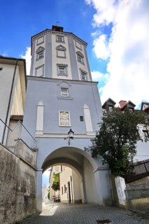 The Kuh Tor in the centre of Guenzburg. Guenzburg