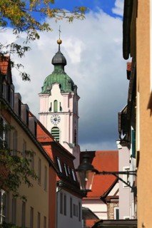 Former Franciscan convent in the centre of Guenzburg. Guenzburg