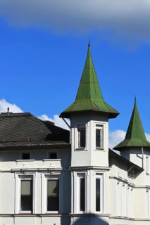 Turret in the town centre of Guenzburg. Guenzburg