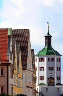 Lower gate in the centre of Guenzburg. Guenzburg