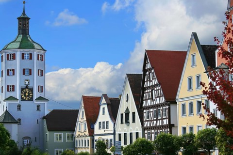 Lower gate in the centre of Guenzburg. Guenzburg