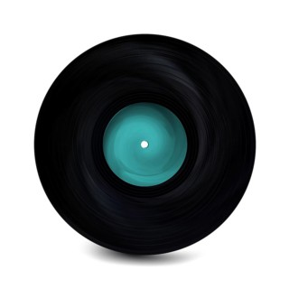 Stylish vintage vinyl record design