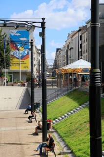 Place de la Liberte with Town Hall Mairie