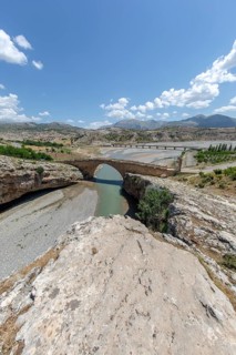 Historical Cendere Bridge in Adiyaman Province