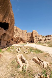 Graveyard of Dara Ancient city in Mardin