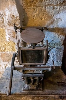 Syriac first printing machine in the Ottoman Empire in Deyrulzafaran Monestry of Mardin