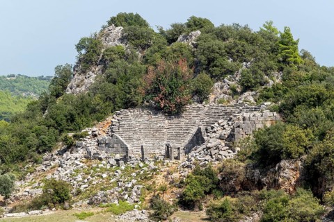 Amphitheatre of Pinara Ancient Sitei Mugla