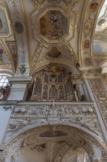 Organ loft of the Basilica St. Lorenz