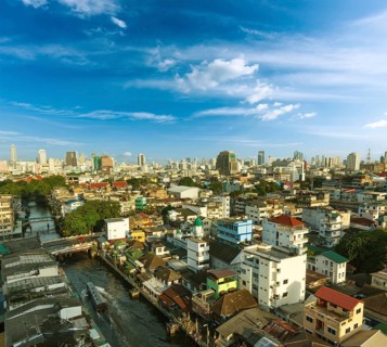Bangkok aerial view