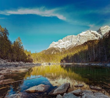 Vintage retro hipster style travel image of Frillensee
