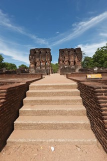 Ancient Royal Palace ruins. Pollonaruwa