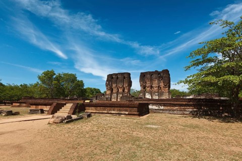 Ancient Royal Palace ruins. Pollonaruwa