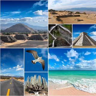 Mexico images collage