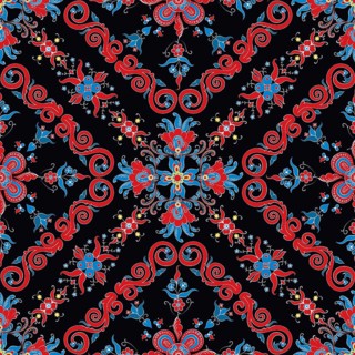 Rosemaling tile