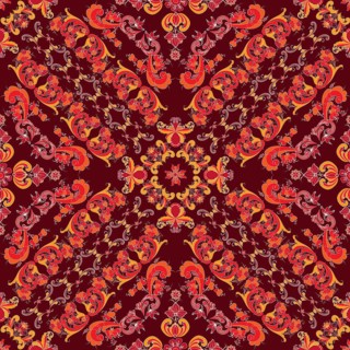 Rosemaling tile