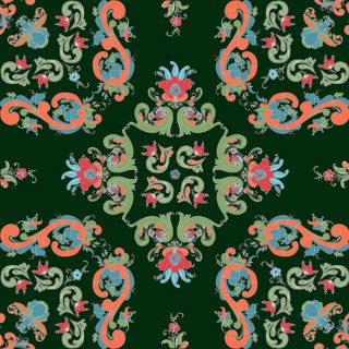Rosemaling tile