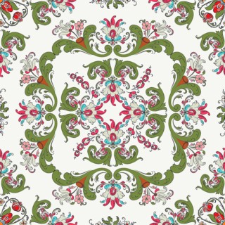 Rosemaling tile