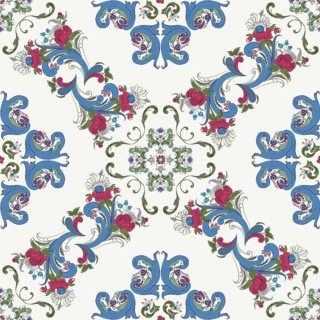 Rosemaling tile