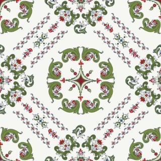 Rosemaling tile