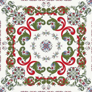 Rosemaling tile