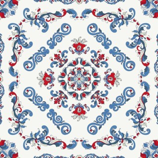 Rosemaling tile