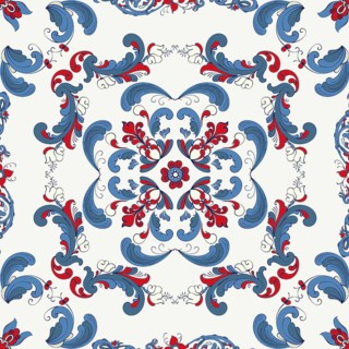 Rosemaling tile