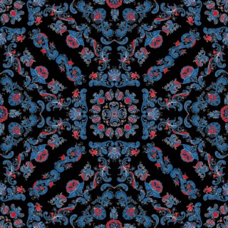 Rosemaling tile