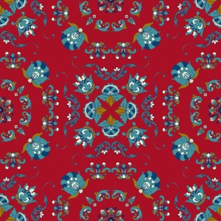 Rosemaling tile