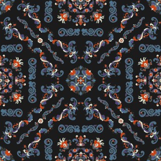 Rosemaling tile