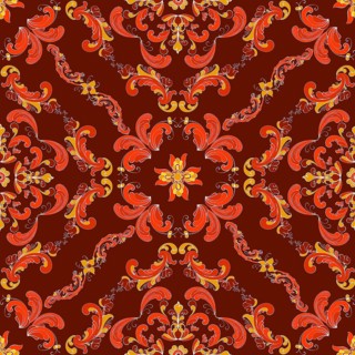 Rosemaling tile